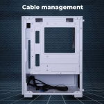 ZEBRONICS CABINET WO SMPS ICEBERG BLK/WH - BR Computer