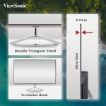 MONITOR VIEWSONIC 32" LED (VX3276-MHD-3) - BR Computer