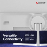 COCONUT 24" LED MONITOR ( BORDERLESS) WHITE - BR Computer