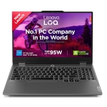 LAPTOP LENOVO 83GS008SIN CI5-12450HX/12GB/512GBSSD/4GB-RTX2050/WIN11NO OFF/15.6"/BACKLIT/LUNA GREY/LOQ - BR COMPUTER