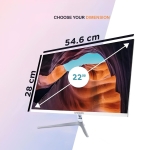 MONITOR I VOOMI FRAMELESS - FLAT- WHITE IV-2222 - BR Computer