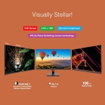 MONITOR FINGERS SATIN -2722 27"+ ADJUSTABLE STAND - BR Computer