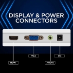 MONITOR I VOOMI FRAMELESS - FLAT- WHITE IV-2222 - BR Computer