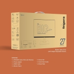 MONITOR FINGERS SATIN -2722 27"+ ADJUSTABLE STAND - BR Computer