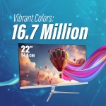 MONITOR I VOOMI FRAMELESS - FLAT- WHITE IV-2222 - BR Computer