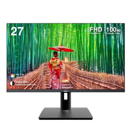 MONITOR FINGERS SATIN -2722 27"+ ADJUSTABLE STAND - BR Computer