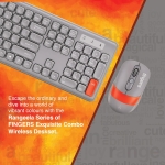KEYBOARD AND MOUSE FINGERS COMBO WL EXQUISITE (GREY+OR) - Image 9