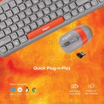 KEYBOARD AND MOUSE FINGERS COMBO WL EXQUISITE (GREY+OR) - Image 6