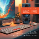 KEYBOARD AND MOUSE FINGERS COMBO WL EXQUISITE (GREY+OR) - Image 8