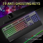 KEYBOARD AND MOUSE ANT ESPORTS WIRELESS COMBO KM550 - Image 8