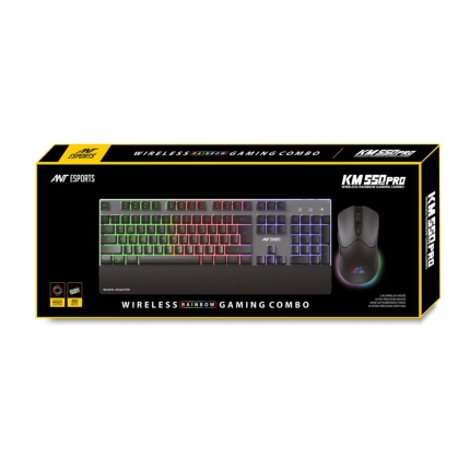 KEYBOARD AND MOUSE ANT ESPORTS WIRELESS COMBO KM550