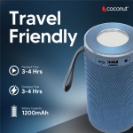 SPEAKER COCONUT BLUETOOTH ELVIS BLUE - Image 5
