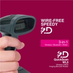 BARCODE SCANNER FINGERS 2D QUICKSCAN WL5 WIRELESS - Image 2