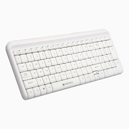 KEYBOARD ZEBRONICS USB GLIDE -WHITE