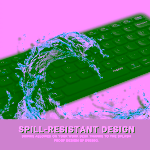 KEYBOARD RAPOO WIRELESS MULTI MODE E9050G DARK GRAY / PINK/WHITE - Image 2