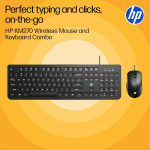 KEYBOARD & MOUSE COMBO HP WIRELESS KM270 - Image 2